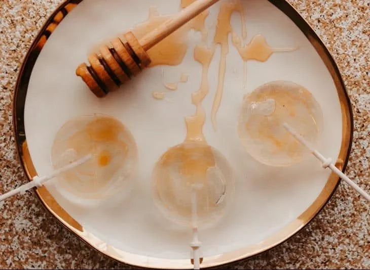 Honey Lemon Lollies
