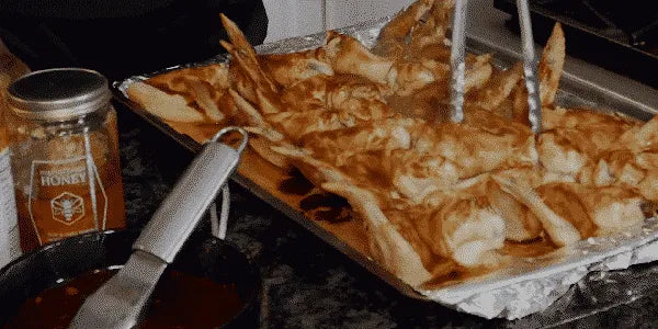 Honey Glazed BBQ Chicken Wing
