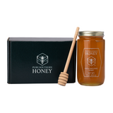 Raw Honey with Dipper Gift Box