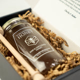 Raw Honey with Dipper Gift Box